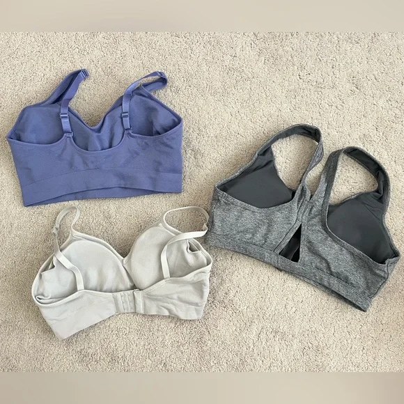 Bundle Of 3 Womens XL Sports Bras Athleisure Puma - Picture 2 of 6